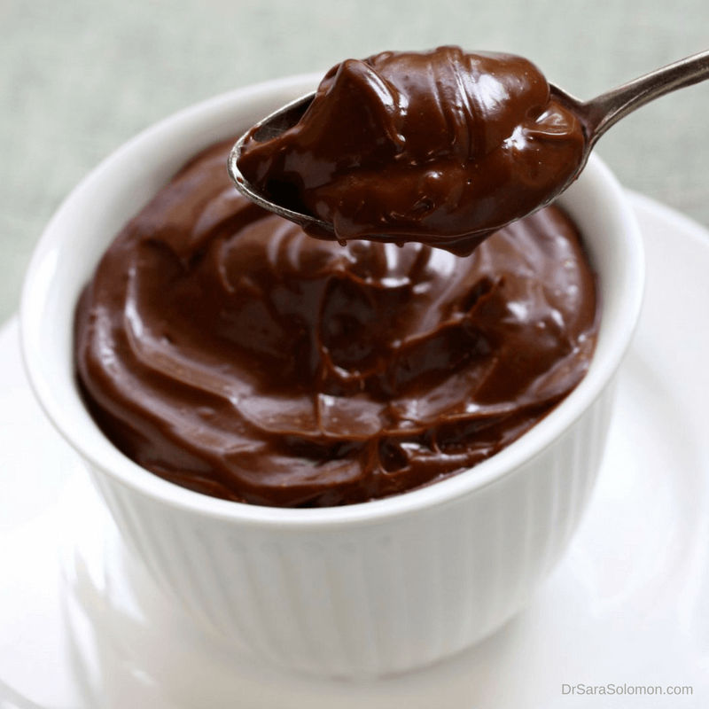 avocado chocolate protein pudding