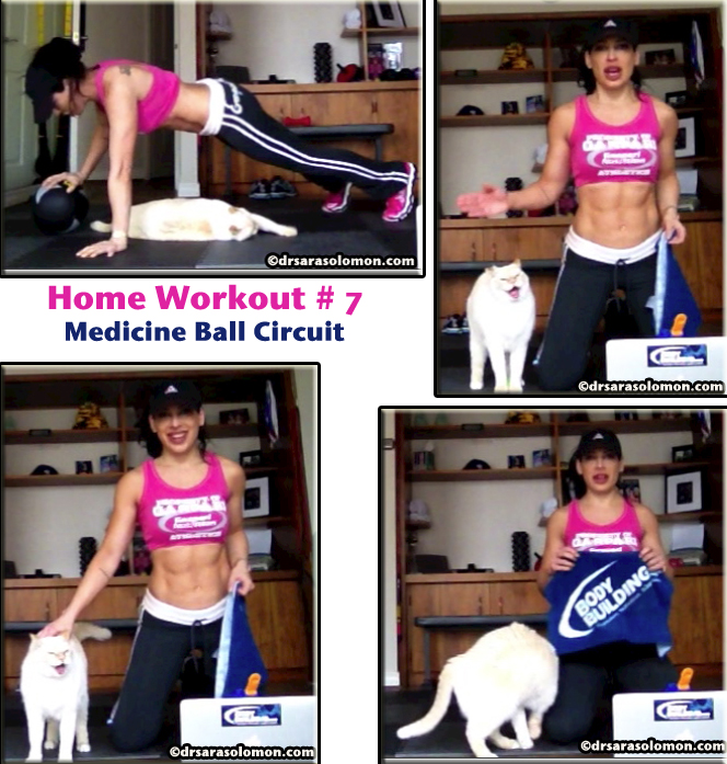 home workout #7: Medicine Ball Total Body Circuit
