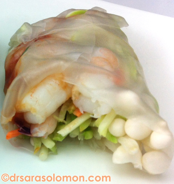 rice paper shrimp rolls 