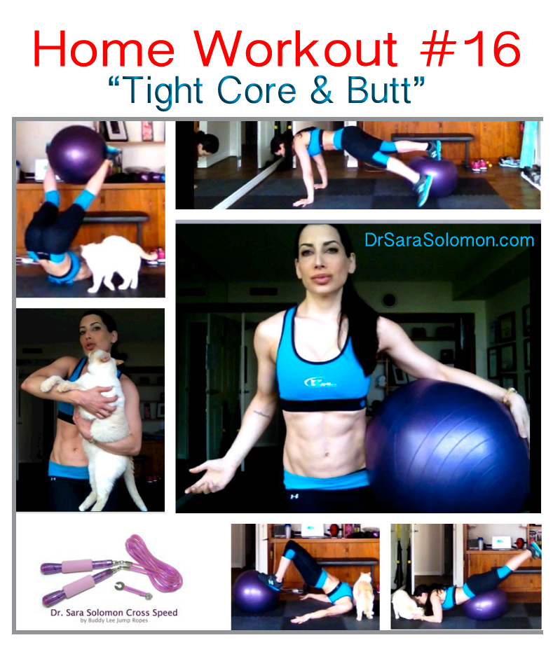 home workout 16 - tight core and butt