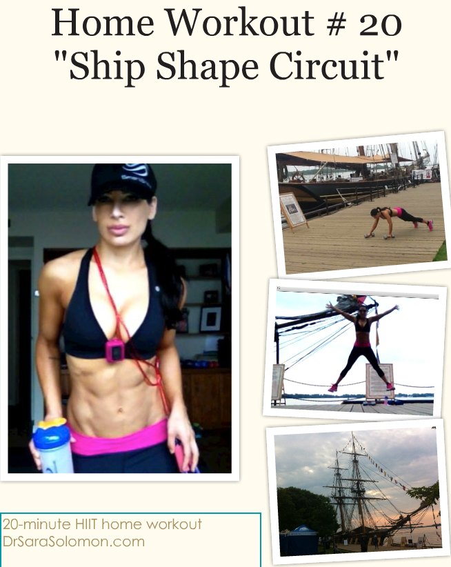 home workout #20 - ship shape circuit