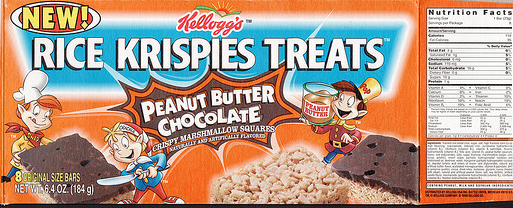 kellogg's peanut butter chocolate Rice Krispies treates