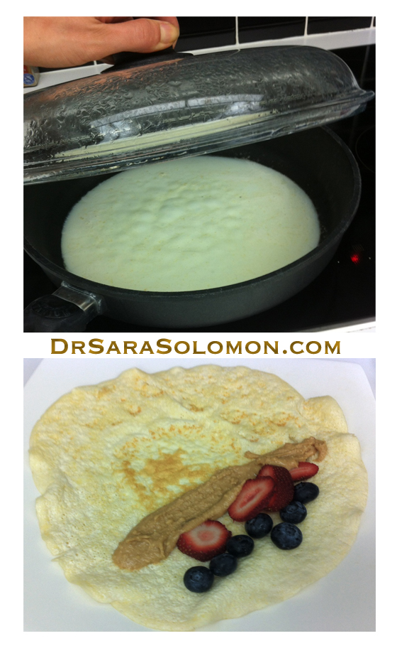 steps for making protein crepes