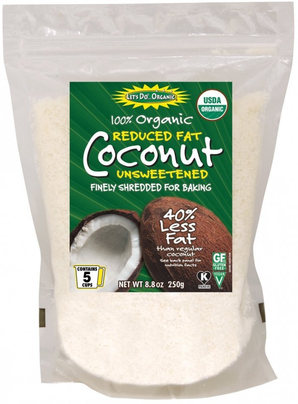 reduced fat coconut