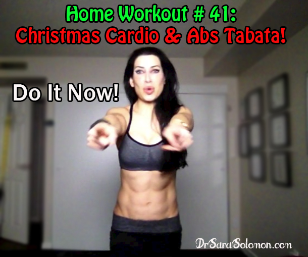 workout 41 christmas cardio and abs tabata