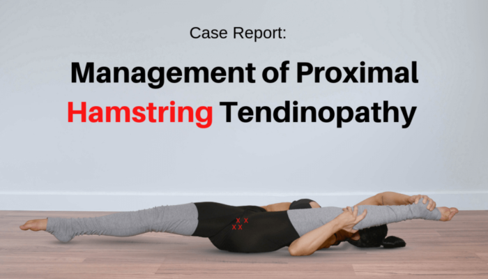 Management of Proximal Hamstring Tendinopathy – A Case Report